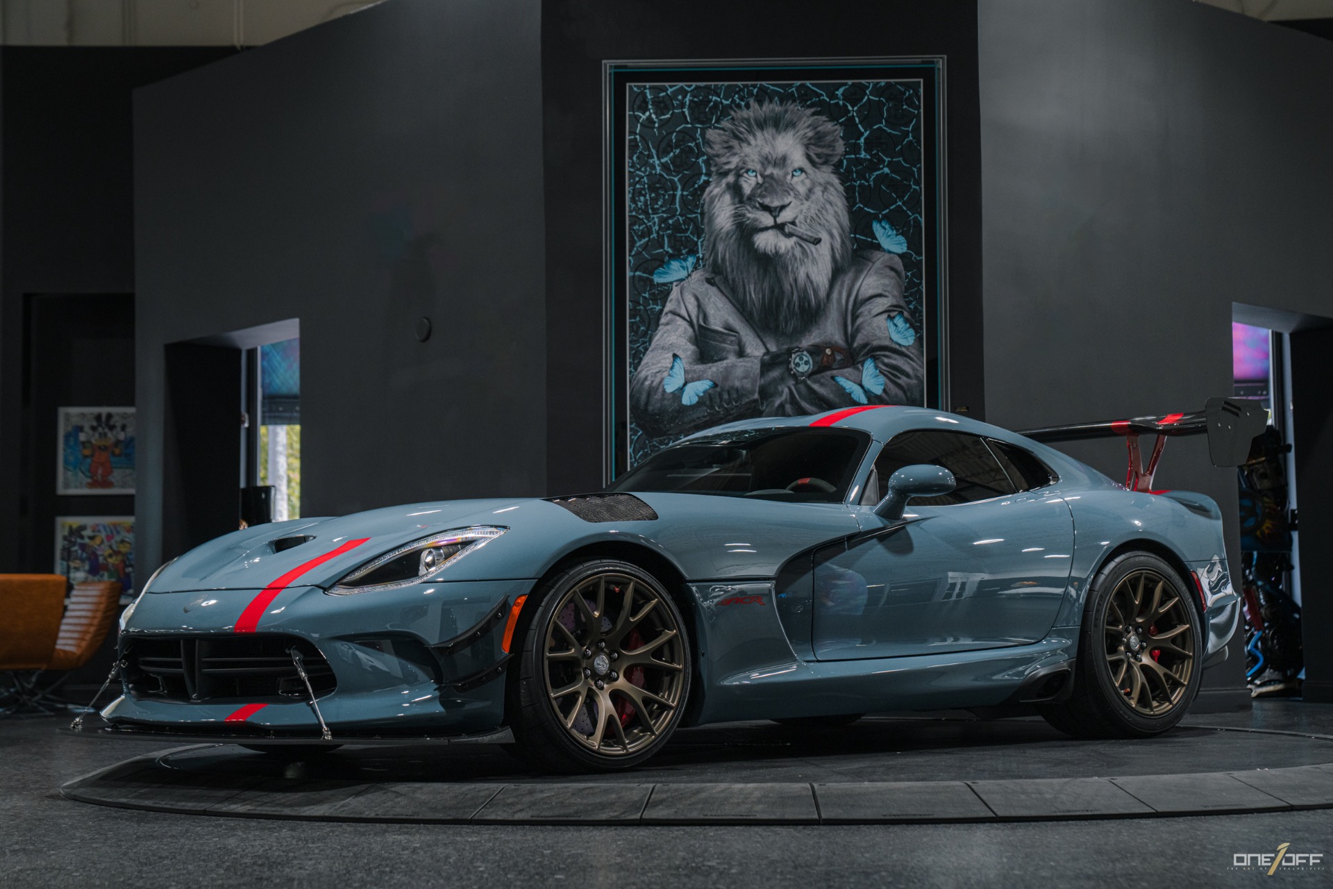 激レア！ブルーザー　Air Viper Bruiser 6インチ シナモンブルー Used 2017 Dodge Viper ACR w/ EXTREME Aero Package + ACR Interior